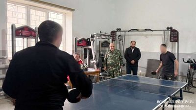 Քրեակատարողական ծառայողի օրվան նվիրված սեղանի թենիսի առաջնություն՝ «Վանաձոր» քրեակատարողական հիմնարկում
