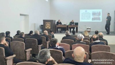 «Արմավիր» ՔԿՀ-ի ազատազրկված անձինք բանախոսություններով հանդես են եկել «Նուբարաշեն» ՔԿՀ-ում